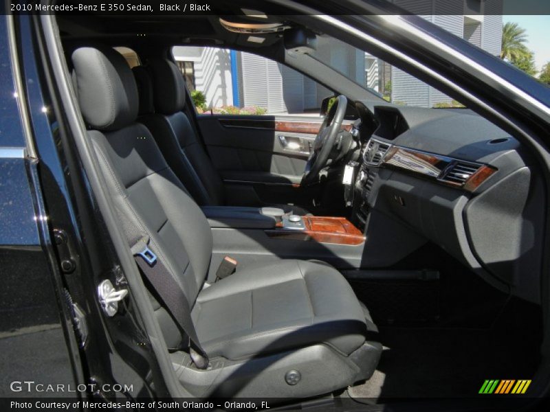 Black / Black 2010 Mercedes-Benz E 350 Sedan