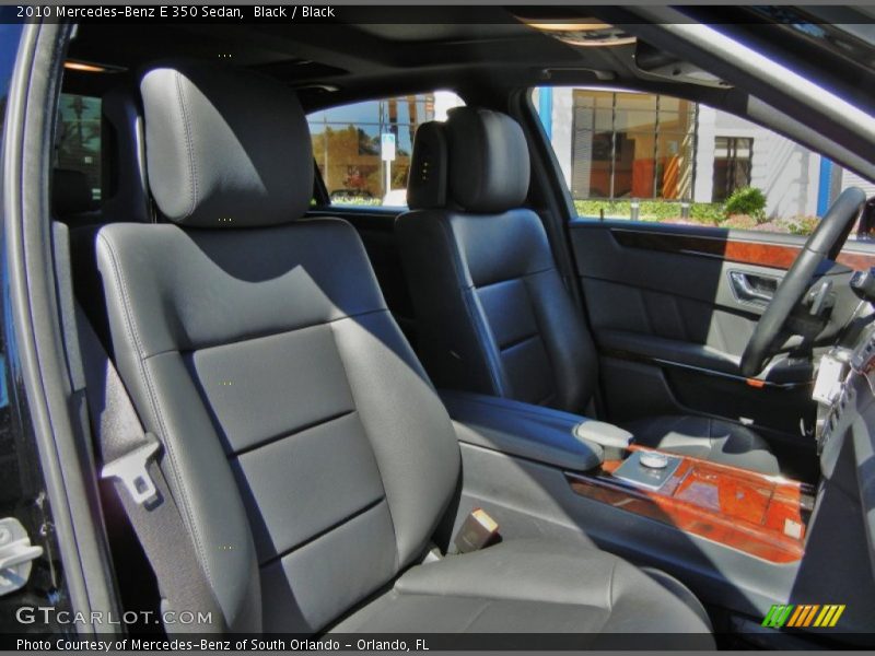 Black / Black 2010 Mercedes-Benz E 350 Sedan