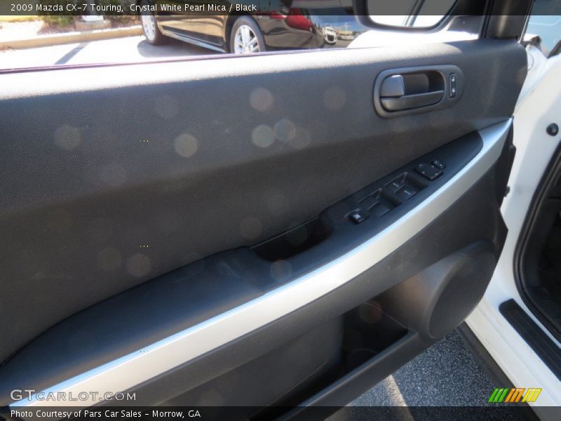 Crystal White Pearl Mica / Black 2009 Mazda CX-7 Touring