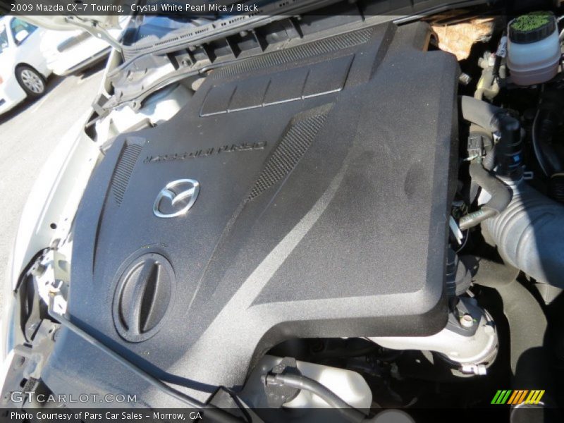 Crystal White Pearl Mica / Black 2009 Mazda CX-7 Touring