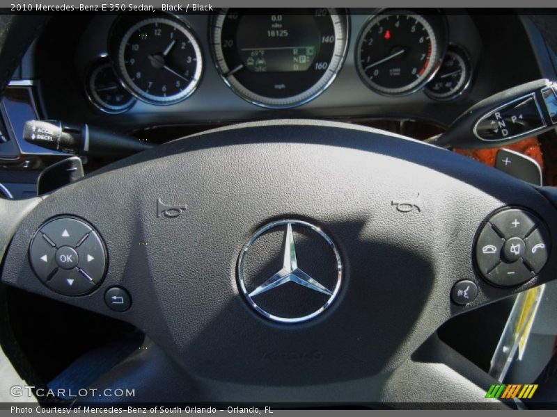 Black / Black 2010 Mercedes-Benz E 350 Sedan