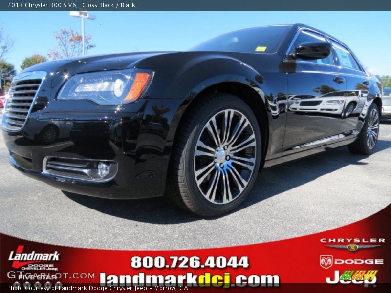Gloss Black / Black 2013 Chrysler 300 S V6
