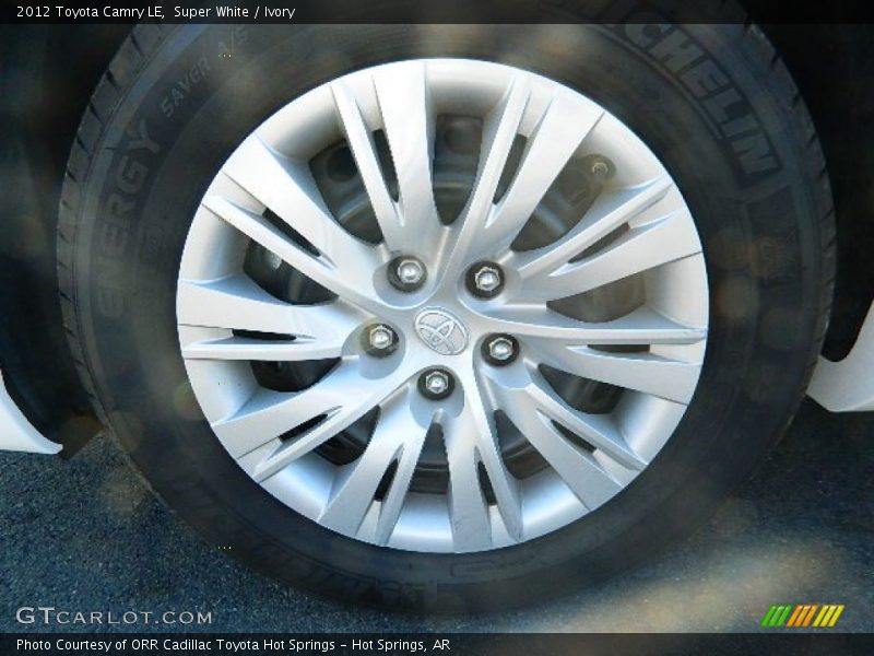 Super White / Ivory 2012 Toyota Camry LE