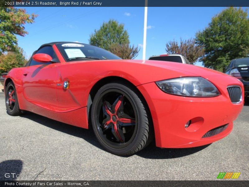 Front 3/4 View of 2003 Z4 2.5i Roadster