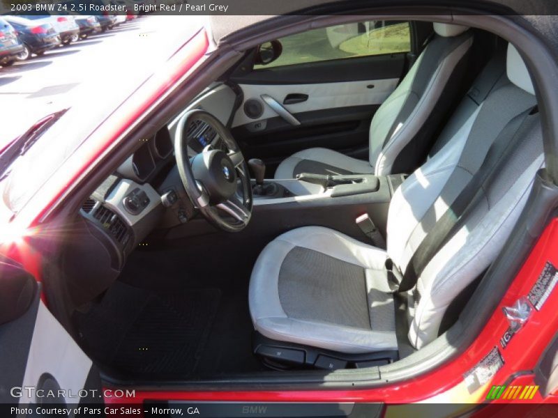  2003 Z4 2.5i Roadster Pearl Grey Interior