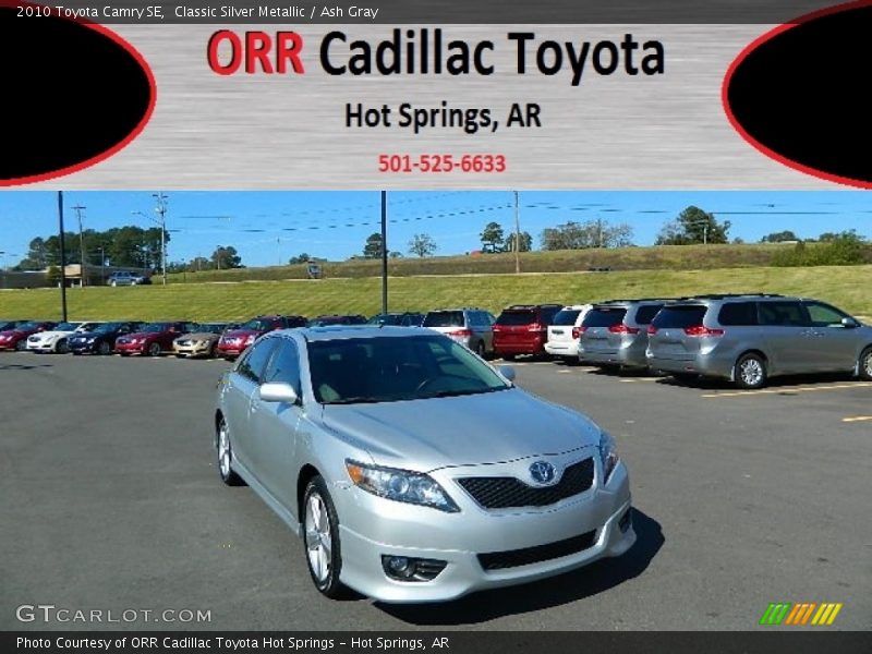 Classic Silver Metallic / Ash Gray 2010 Toyota Camry SE
