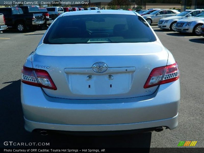 Classic Silver Metallic / Ash Gray 2010 Toyota Camry SE