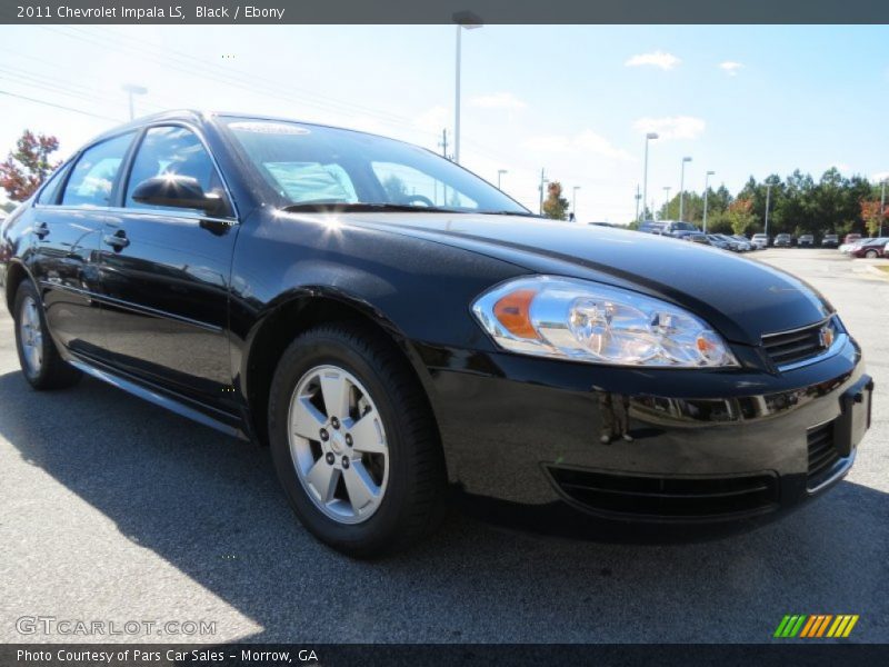 Black / Ebony 2011 Chevrolet Impala LS