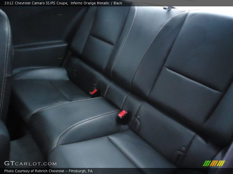Inferno Orange Metallic / Black 2012 Chevrolet Camaro SS/RS Coupe