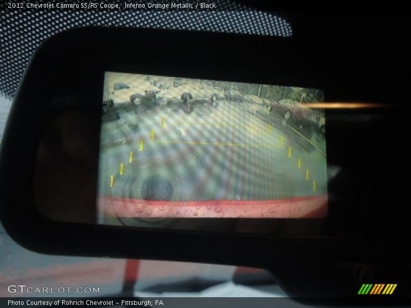 Inferno Orange Metallic / Black 2012 Chevrolet Camaro SS/RS Coupe