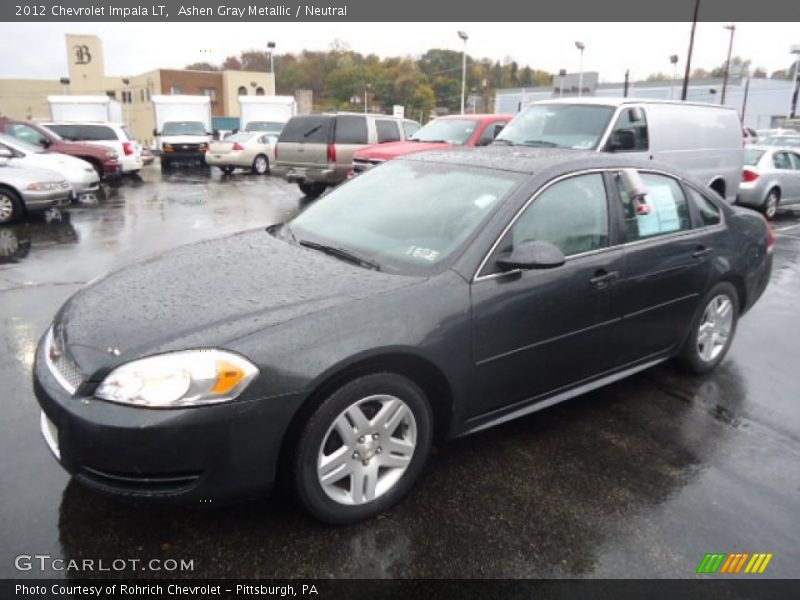 Ashen Gray Metallic / Neutral 2012 Chevrolet Impala LT