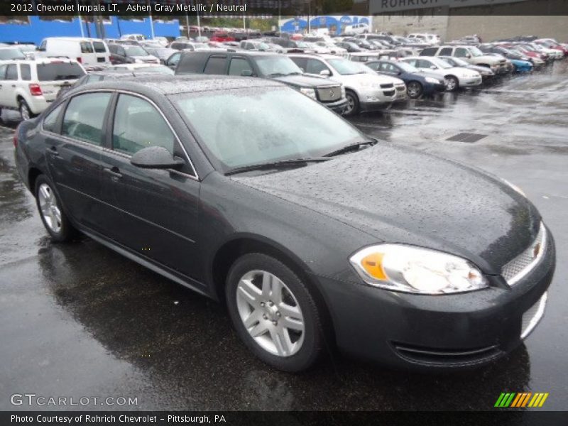 Ashen Gray Metallic / Neutral 2012 Chevrolet Impala LT