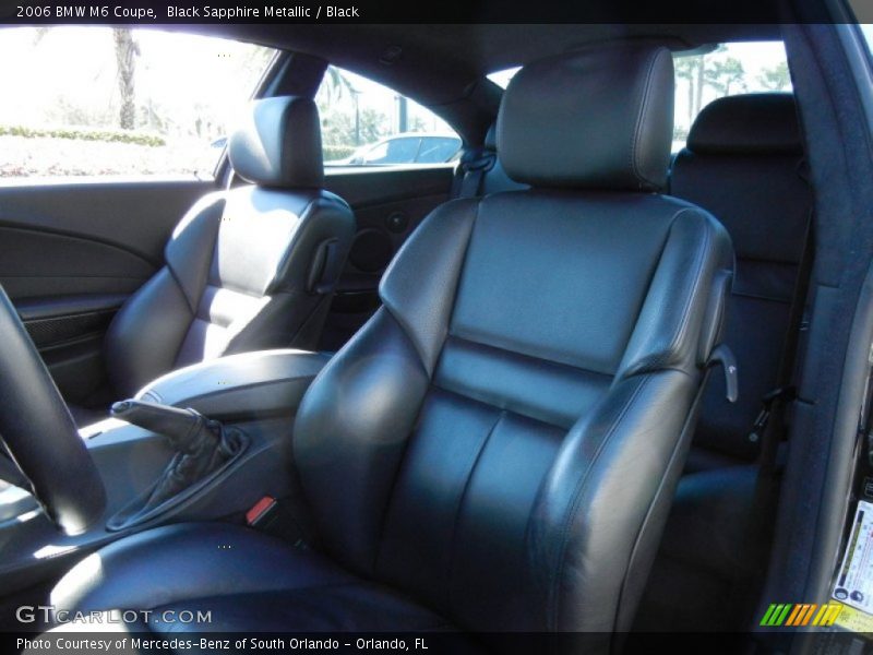 Black Sapphire Metallic / Black 2006 BMW M6 Coupe