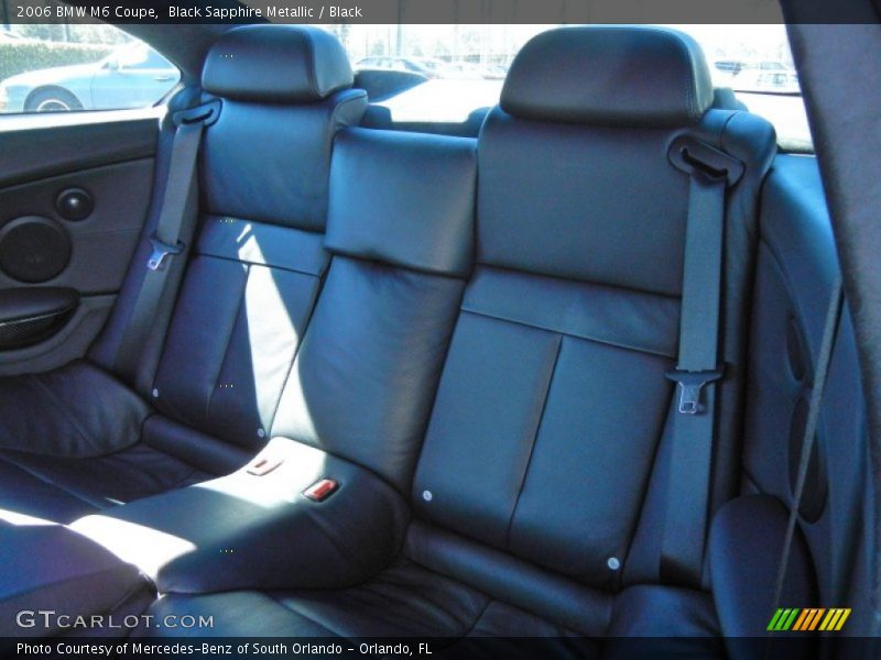 Rear Seat of 2006 M6 Coupe