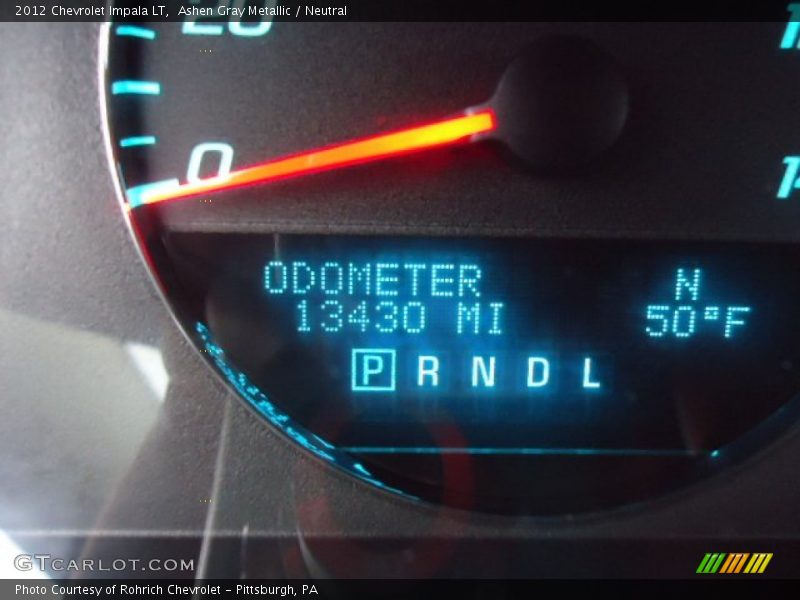 Ashen Gray Metallic / Neutral 2012 Chevrolet Impala LT