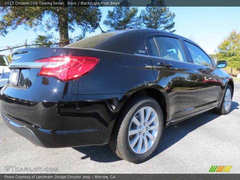 Black / Black/Light Frost Beige 2013 Chrysler 200 Touring Sedan