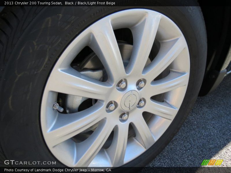 Black / Black/Light Frost Beige 2013 Chrysler 200 Touring Sedan