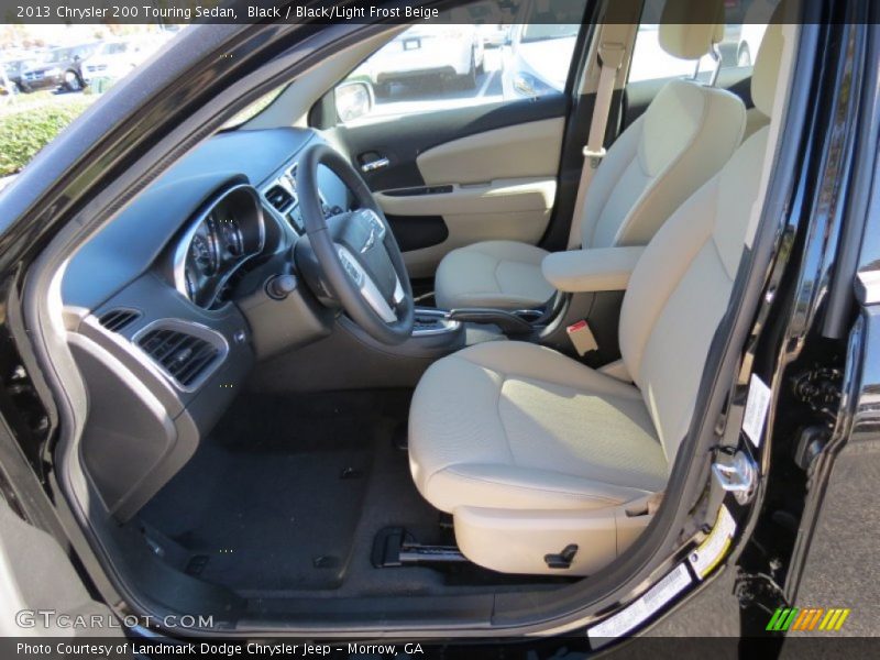 Black / Black/Light Frost Beige 2013 Chrysler 200 Touring Sedan