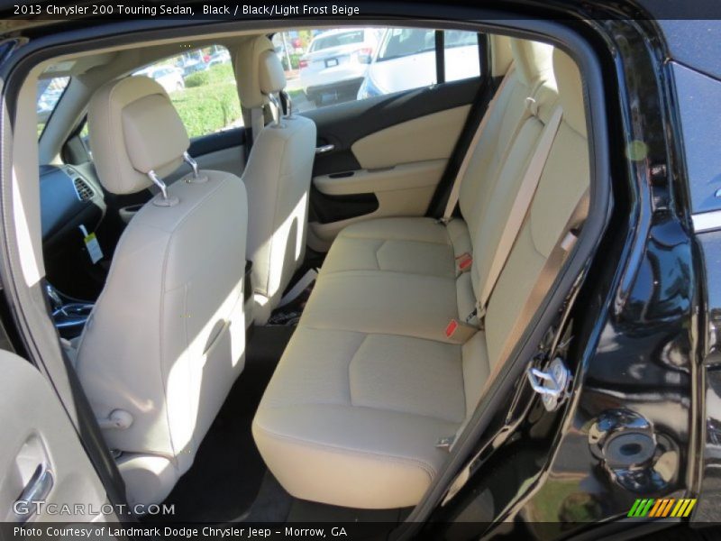 Black / Black/Light Frost Beige 2013 Chrysler 200 Touring Sedan