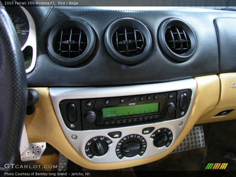 Red / Beige 2003 Ferrari 360 Modena F1