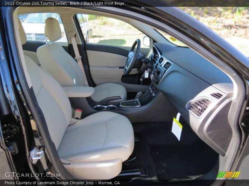 Black / Black/Light Frost Beige 2013 Chrysler 200 Touring Sedan