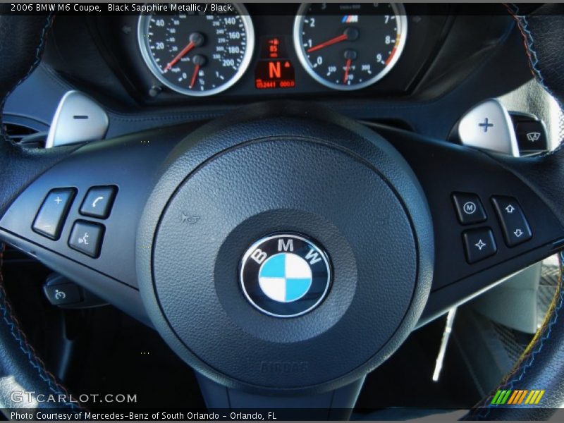 Black Sapphire Metallic / Black 2006 BMW M6 Coupe