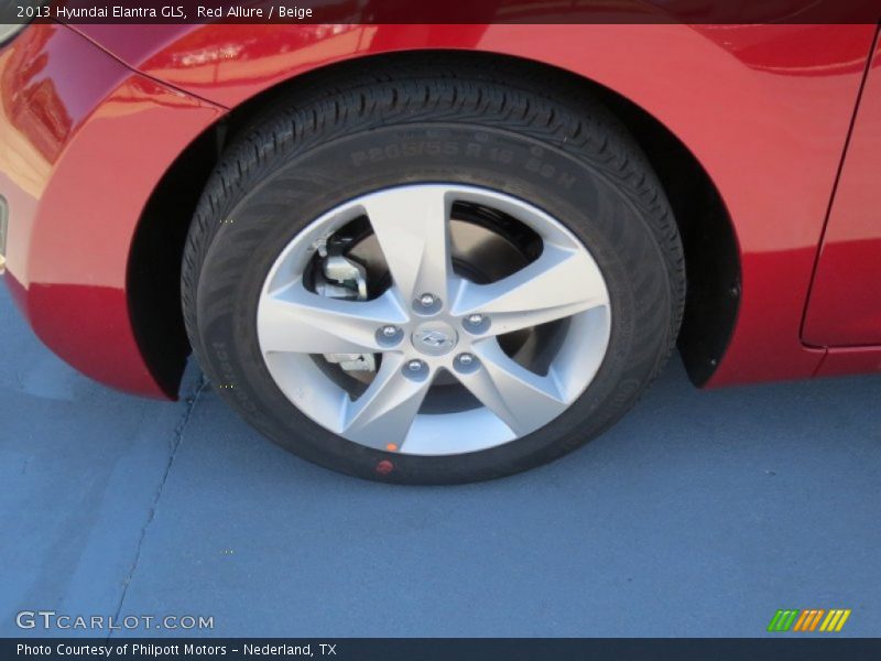 Red Allure / Beige 2013 Hyundai Elantra GLS