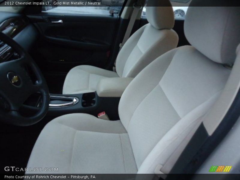 Gold Mist Metallic / Neutral 2012 Chevrolet Impala LT