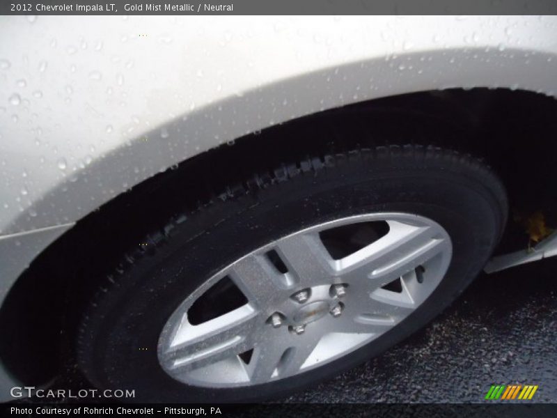 Gold Mist Metallic / Neutral 2012 Chevrolet Impala LT