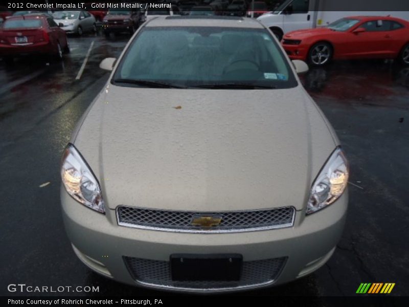 Gold Mist Metallic / Neutral 2012 Chevrolet Impala LT