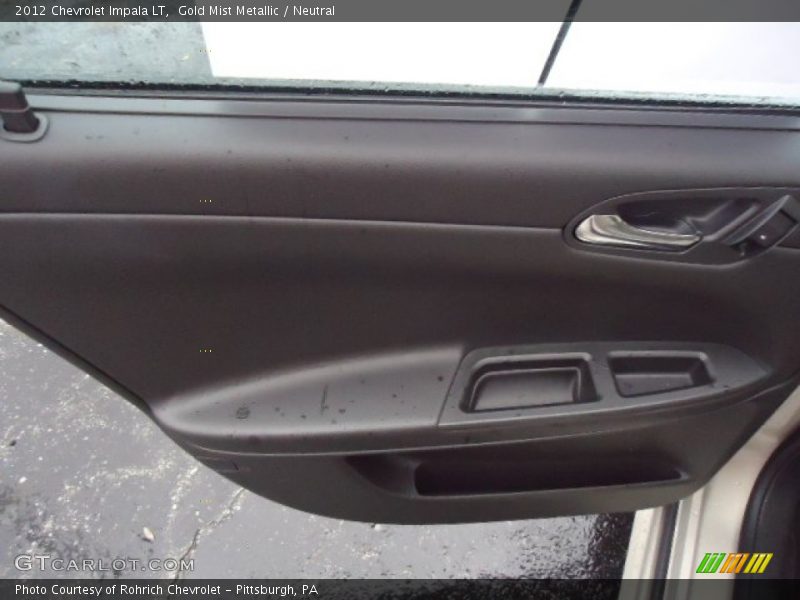 Gold Mist Metallic / Neutral 2012 Chevrolet Impala LT