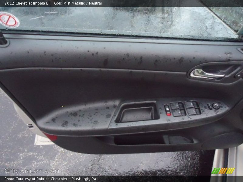 Gold Mist Metallic / Neutral 2012 Chevrolet Impala LT