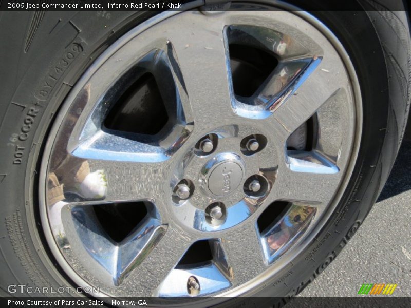 Inferno Red Pearl / Khaki 2006 Jeep Commander Limited