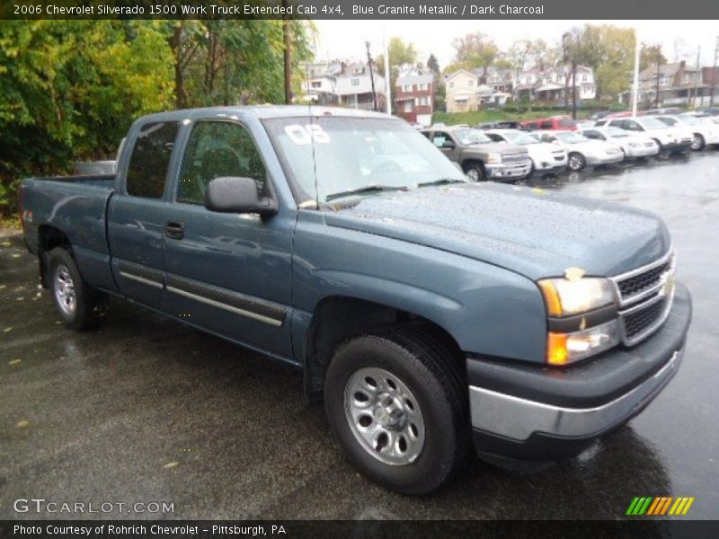 Blue Granite Metallic / Dark Charcoal 2006 Chevrolet Silverado 1500 Work Truck Extended Cab 4x4