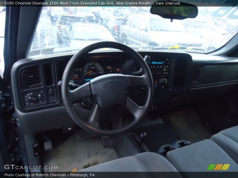 Blue Granite Metallic / Dark Charcoal 2006 Chevrolet Silverado 1500 Work Truck Extended Cab 4x4
