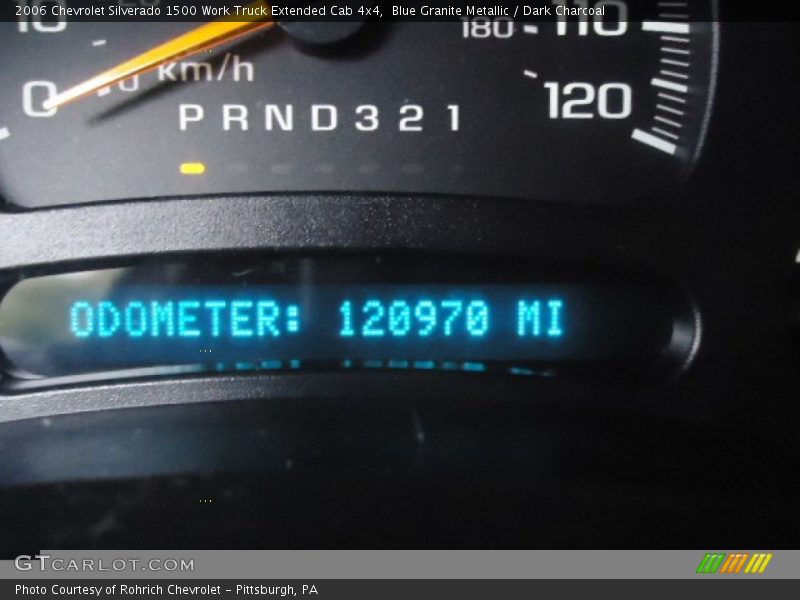 Blue Granite Metallic / Dark Charcoal 2006 Chevrolet Silverado 1500 Work Truck Extended Cab 4x4