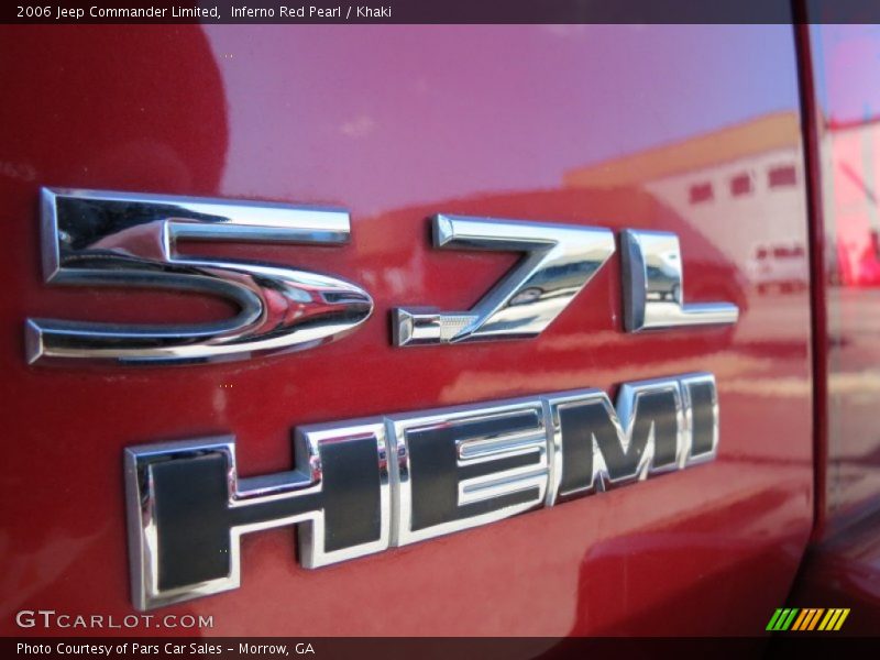 Inferno Red Pearl / Khaki 2006 Jeep Commander Limited