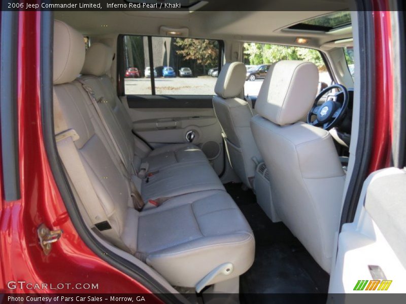 Inferno Red Pearl / Khaki 2006 Jeep Commander Limited