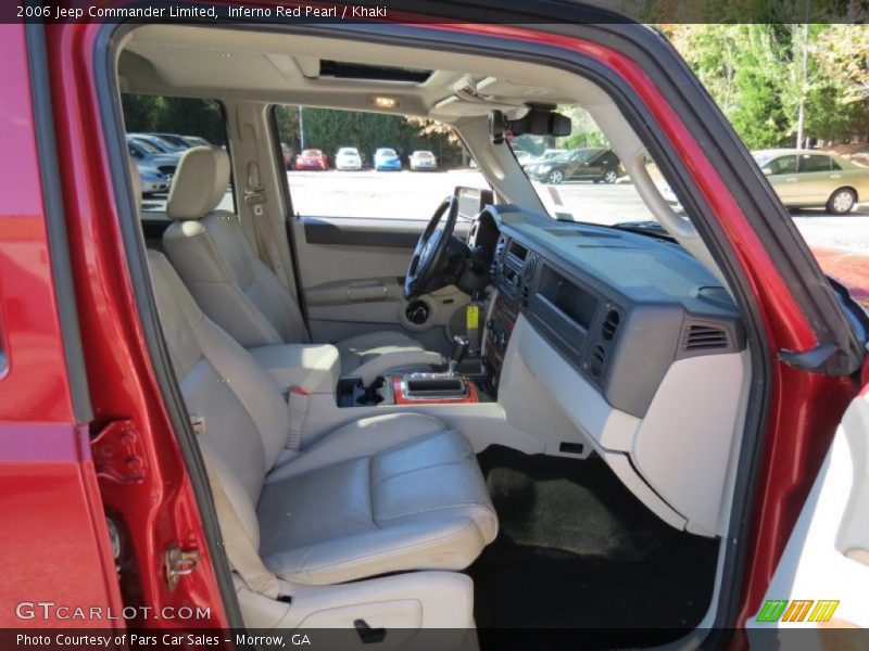 Inferno Red Pearl / Khaki 2006 Jeep Commander Limited