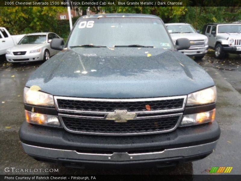 Blue Granite Metallic / Dark Charcoal 2006 Chevrolet Silverado 1500 Work Truck Extended Cab 4x4