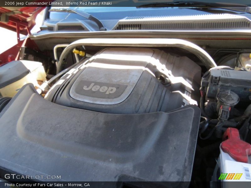 Inferno Red Pearl / Khaki 2006 Jeep Commander Limited