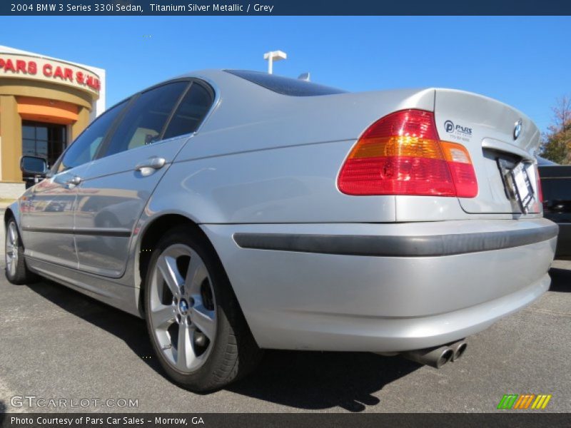 Titanium Silver Metallic / Grey 2004 BMW 3 Series 330i Sedan