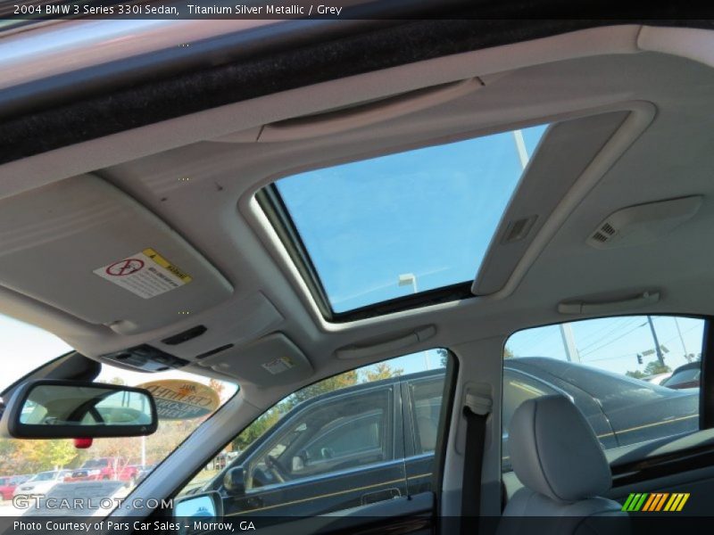 Titanium Silver Metallic / Grey 2004 BMW 3 Series 330i Sedan