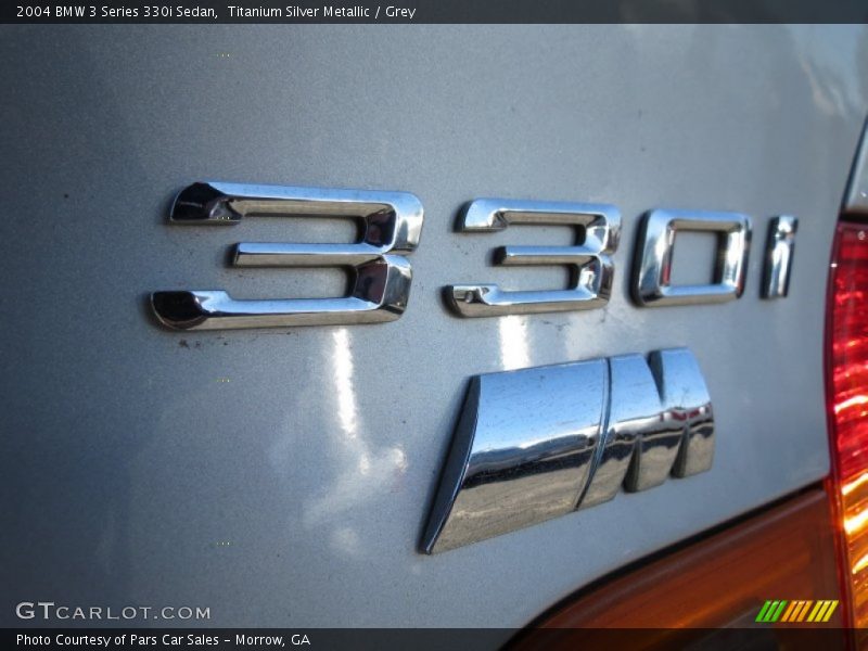 Titanium Silver Metallic / Grey 2004 BMW 3 Series 330i Sedan