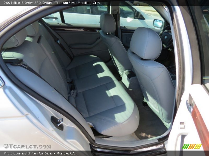 Titanium Silver Metallic / Grey 2004 BMW 3 Series 330i Sedan