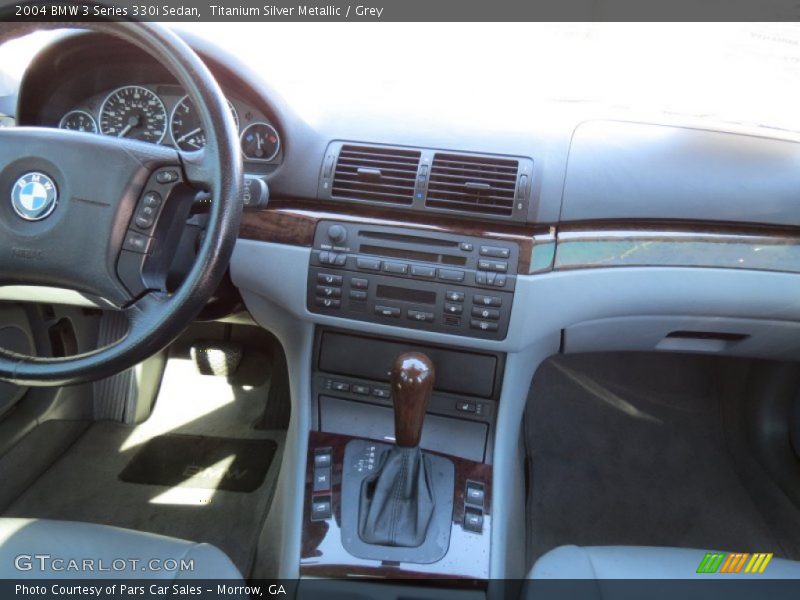 Titanium Silver Metallic / Grey 2004 BMW 3 Series 330i Sedan