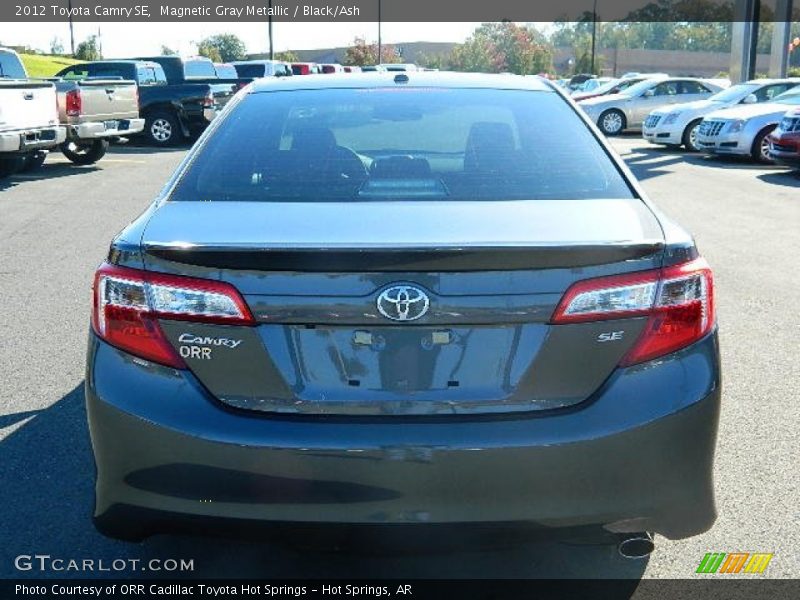Magnetic Gray Metallic / Black/Ash 2012 Toyota Camry SE