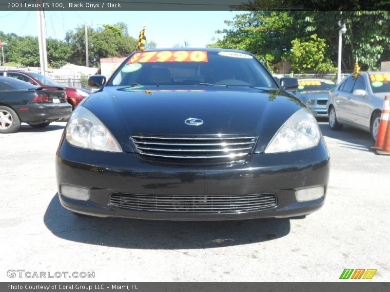 Black Onyx / Black 2003 Lexus ES 300