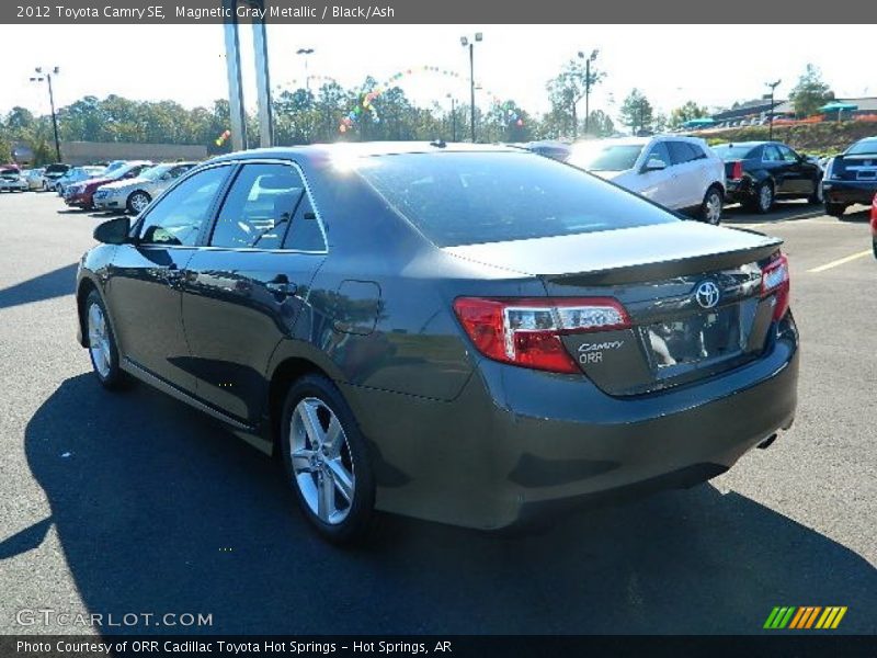 Magnetic Gray Metallic / Black/Ash 2012 Toyota Camry SE