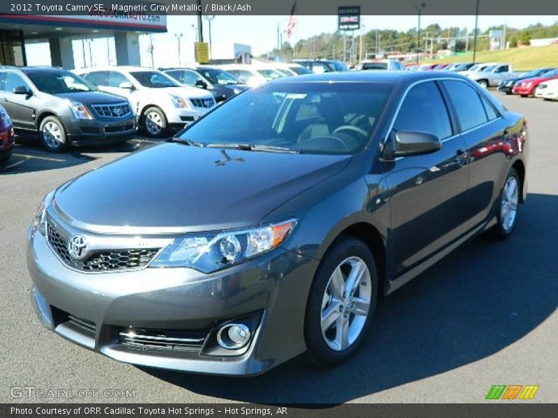 Magnetic Gray Metallic / Black/Ash 2012 Toyota Camry SE